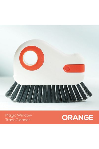 Choice Orange Groove Cleaning Gap Brush Floor Slot Tool Window Frame Door Brush Sliding Door Track Cleaning