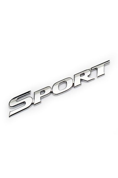 Choice 3D Chrome ABS Car Letters Logo SPORT Emblem Badge Sport Stickers Car Rear Trunk Accessories