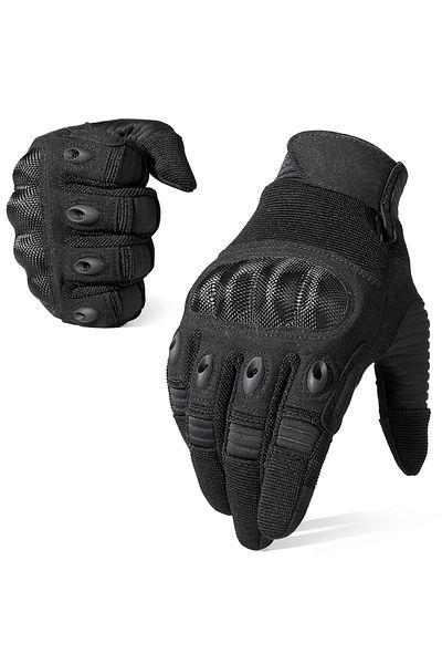 GUMAO L Black Touch Screen Tactical Gloves Outdoor Cycling Sports Hiking Camping Hunting Airsoft Combat Bi