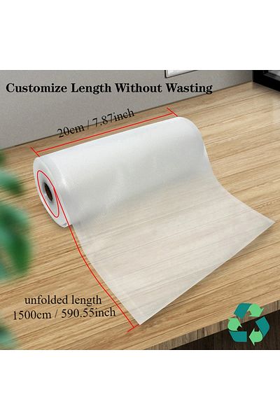 Choice 20x1500cm 1pcs 1 Roll Vacuum Bags For Food,1500cm Vacuum Food Preservation Bag，bpa-free, Sealed Stor