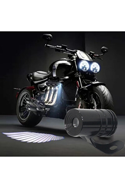 choice2 2PCS White light 2PCS Motorcycle Angel wings LED projection light ele...