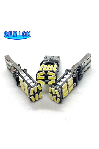 Choice 100 قطعة بيضاء T10 W5w 194 501 Canbus 4014 إضاءة داخلية للسيارة بدون خطأ T10 26smd مصابيح LED للعدادات