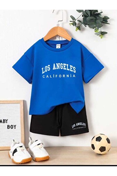 DOCE ELEGANTE Los Angeles Printed Summer Kids Suit