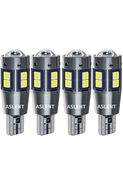 Choice White 4pcs W5w T10 Led Canbus Light Bulbs White Ice Blue For Car Interior Dome Light Trunk Lamp Park
