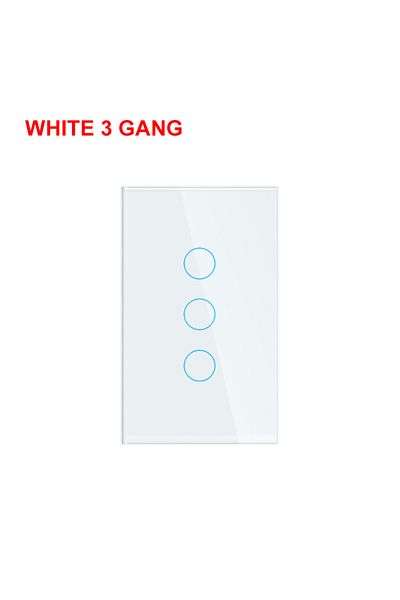 Choice White 3 Gang Girier Smart Wifi Touch Switch No Neutral Wire Required Smart Home 1/2/3 Gang Light Swi