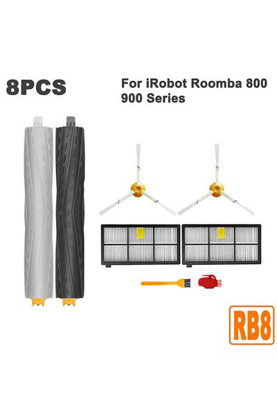 Choice For Irobot 800 For Irobot Roomba 800 980 990 900 896 886 870 865 866 Series Hepa Filter Side Roller