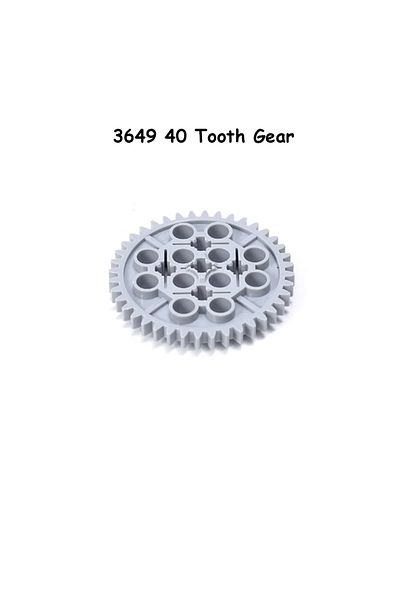 Choice 16pcs Technical Gears Pack Compatible With Legoeds Moc Building Block 10928 94925 3648 3649 Assor...