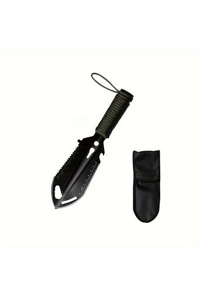 Choice Black Mini Stainless Steel Trouser-multifunctional Garden Shovel With Ergonomic Handle-portable, Ver