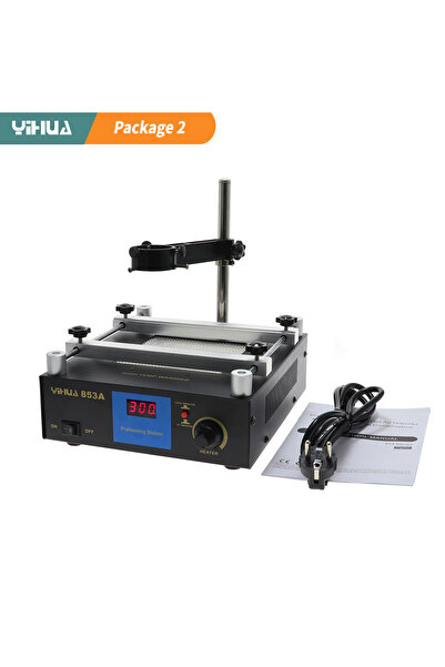 choice2 100-110V US Plug YIHUA 853A-B YIHUA 853A SMD BGA Rework Soldering Sta...