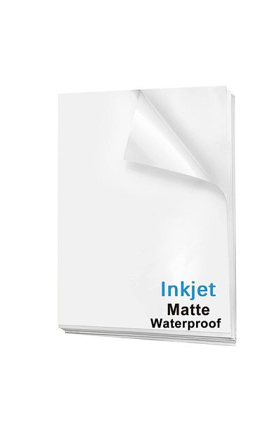 Choice A4 Matte Eshang Printable Vinyl Sticker Paper For Inkjet Printer 20 Sheets Matte White Waterproof De