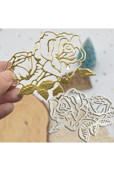 Choice Rose Flower Metal Die Cutting Dies Stencil For Diy Scrapbooking Embossing Album Paper Card Making...