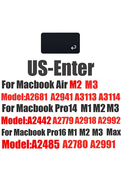 Choice Us A2442 A2485a2681 Keyboard Cover For Macbook Air 13 M2 Pro 13 M1 Pro 14 16 Max Silicone Protector