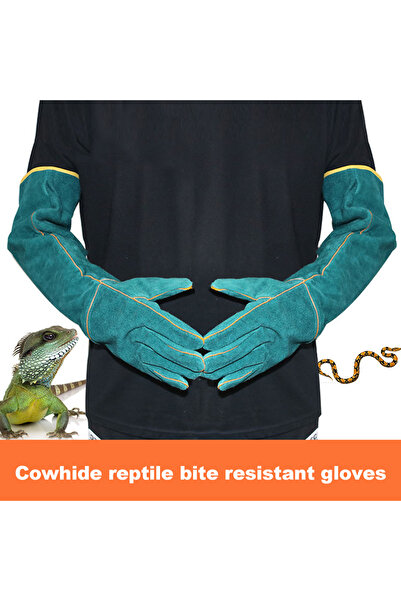 Choice قفازات أمان متعددة الوظائف مضادة للعض، قفازات جلدية طويلة للغاية لحماي...