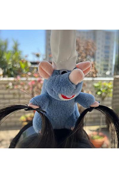 Choice Shu Disney Pixar Anime Ratatouille Hairband Kawaii Cartoon Plush Doll Headband Cute Remy Plush Doll