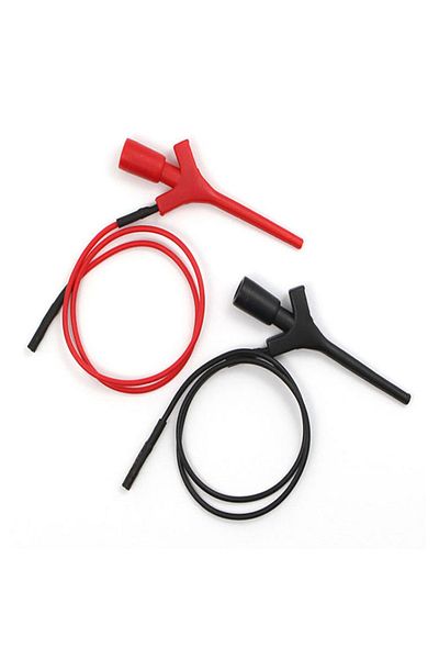 Choice Red Multimeter Cable 2mm Socket Miniature Quick Ic Test Clip