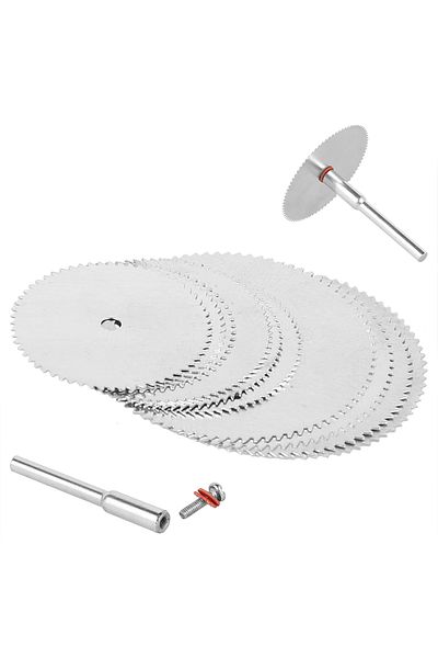 Choice 11/ 32pcs Mini Circular Saw Blade Set Professional Woodworking Cutting Disc with 1 Pole 22mm 25mm...