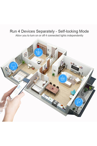 Choice1 Tuya Smart Wifi Switch Module 5V 12V 32V 220V RF 433 Radio Remote Control 1/2/4 Channels Relay fo...