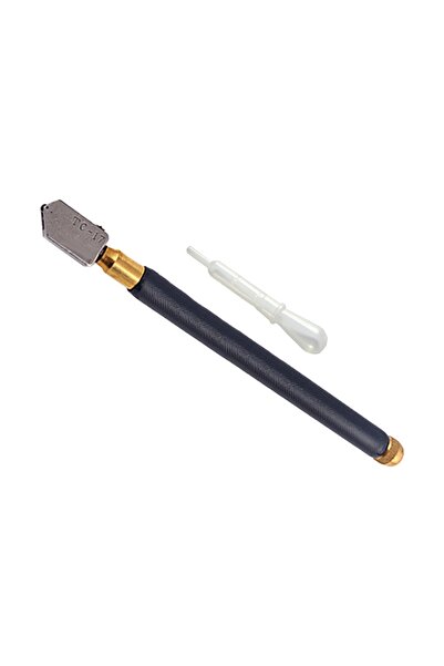 Choice Black TOYO TC-17 Oil Glass Cutter Metal Handle Diamond Straight Head C...