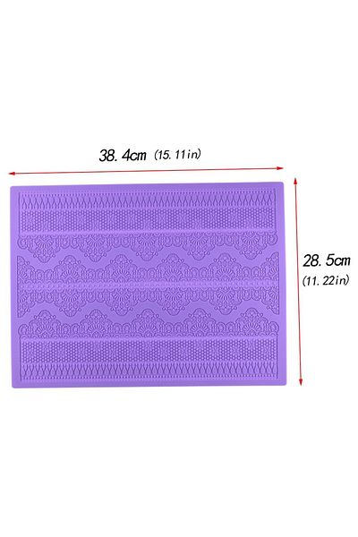 Choice Ct029 Wedding Fondant Sugar Mat Silicone Cupcake Cake Decoration Baking Pastry Pad Flower Pattern Ch