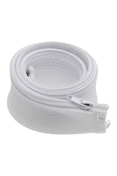 Choice White Flexible Nylon Wire Cord Hider Cable Management Organizer 1m Zipper Cable Sleeve Cover For Com