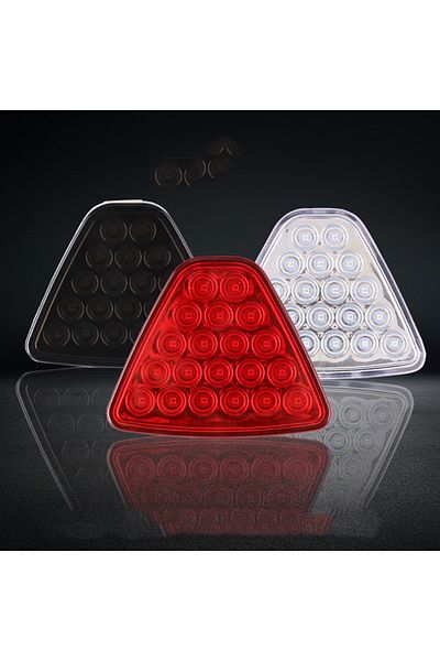 Choice أضواء فرامل LED ثابتة ومضيئة على شكل مثلث أسود من طراز F1 جديدة للسيارات والدراجات النارية