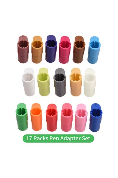 Choice 17pcs 17 Packs Pen Adapter Set Marker Holder Replacement Compatible With Cricut Explore Air 3/air 2/