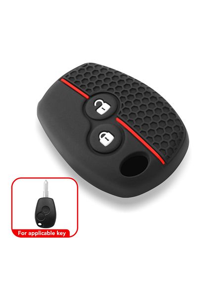 Choice 2 Button Silicone Rubber Case Key Cover 2 Button For Renault Clio Scenic Megane Duster Sandero Captu