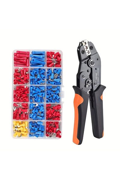 Choice Sn-02c 280pcs Kit Sn-02c Wire Crimping Tool Set Insulated Wire Electrical Connectors Crimp-butt,ring