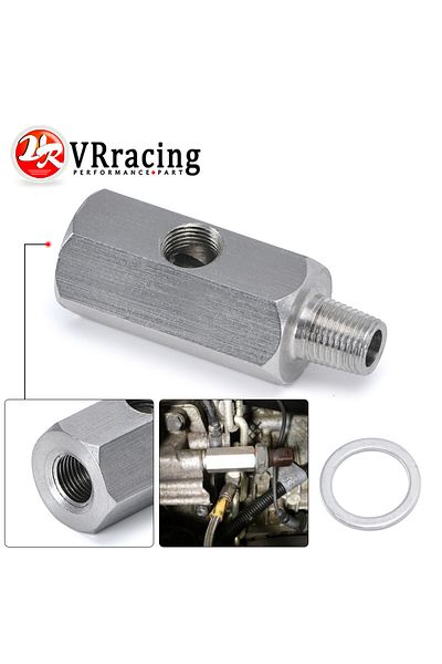 Choice Stainless Steel 1/8'' BSPT Oil Pressure Sensor Sendor Tee Adapter to 1/8 NPT Gauge T-Piece Car Ac...