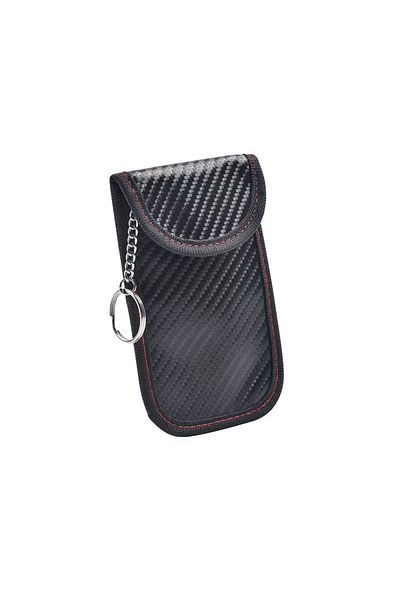 Choice Black Car Key Signal Blocker Case Faraday Cage Fob Pouch Keyless Rfid Blocking Bag Car Accessories