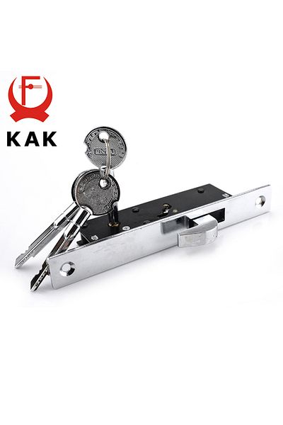 Choice KAK Sliding Door Lock Zinc Alloy Window Locks Anti-Theft Safety Wood Gate Floor Lock With Cross K...