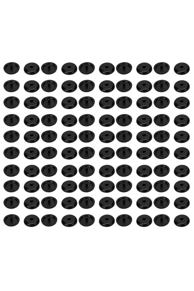 Choice أسود 50 زوجًا من 10/50 قطعة من مشبك حزام أمان السيارة، سدادة حد تباعد ...