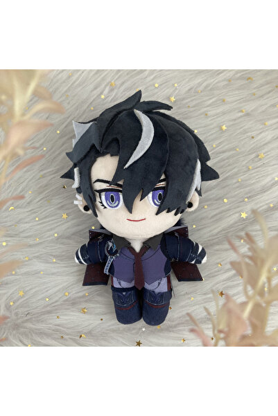 Choice دمية كوسبلاي من Wriothesley مقاس 20 سم من سلسلة Genshin Impact من Wriothesley، دمية كوسبلاي من القطيفة، شخصية لطيفة وناعمة