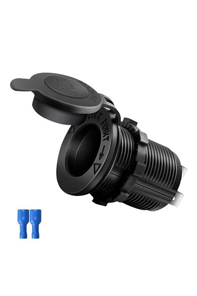 Choice No Light Car Cigarette Lighter Socket 12v-24v Waterproof Plug Power Outlet Adapter For Marine Boat M
