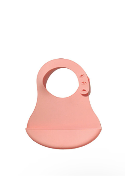 Vivaverse Pink Silicone Baby Bib