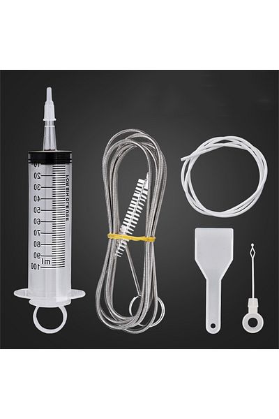 Choice Black 5pcs/set Refrigerator Drain Hole Desilter Cleaner Kitchen Fridge Syringe Hose Dredge Drain Bru