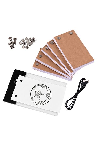 Choice White Flip Book Kit With Light Pad Led Light Box Tablet 300 Sheets Drawing Paper Flipbook For Drawin