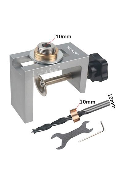 Choice Type-c Doweling Jig Kit Cabinet Door Rebounder Drill Guide Locator Pocket Hole Jig Furniture Connect