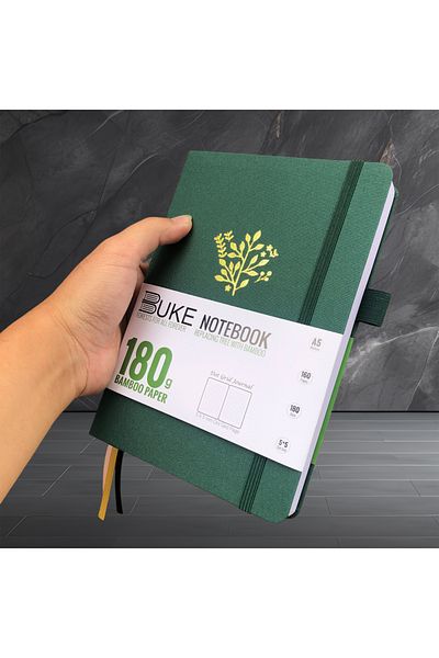 Choice 180gsm Bamboo Paper Forest Green Buke 180gsm Bamboo Paper Dot Grid Journal Dotted Notebook Drawing B