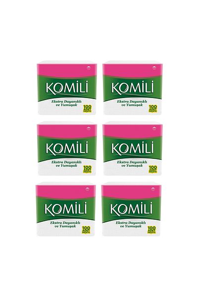 Komili 100 X 6 Napkins