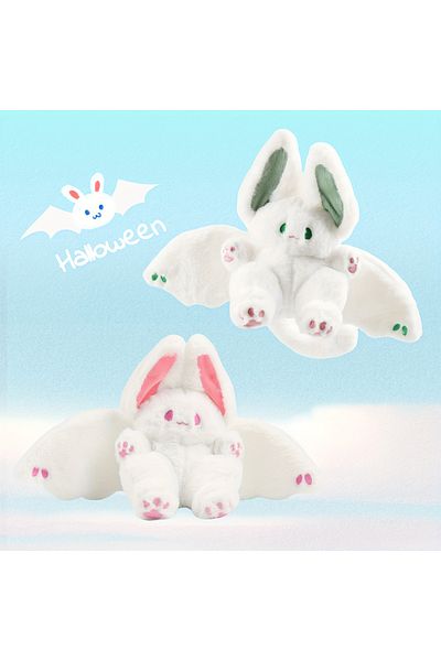Choice 25cm Kawaii Bat Rabbit Plush Toys Flying Rabbit Plushies Stuffed Animals Doll Birthday Gift For K...