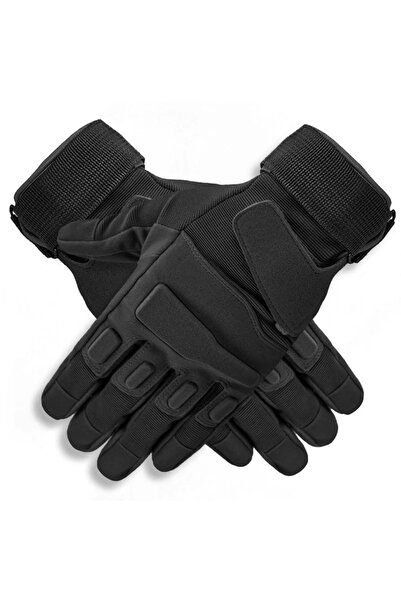 Choice M Black Tactical Full Finger Gloves Outdoor Sports Bicycle Antiskid Gl...