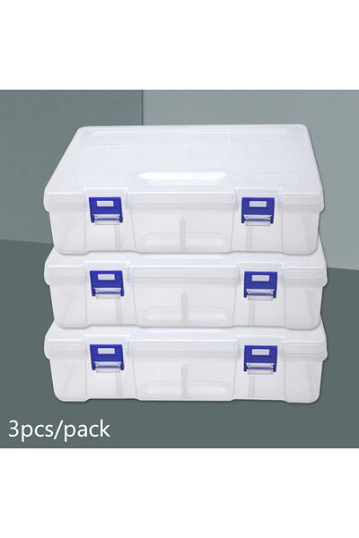 Choice 6-10 Cells 3pcs 1/3/5pcs Transparent Plastic Storage Box Cosmetics,pharmaceuticals Jewelry Electroni