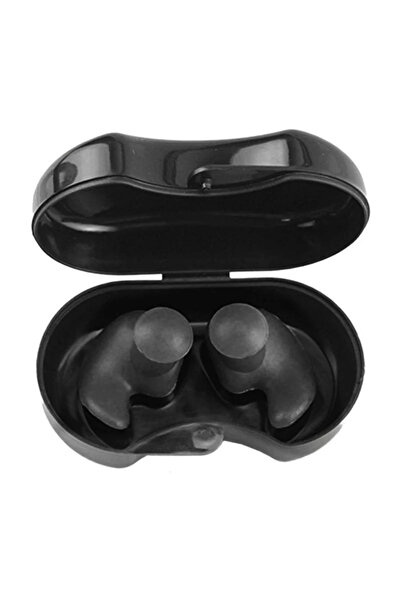 Choice سدادات أذن للسباحة من DIZETION سوداء مقاومة للماء وقابلة لإعادة الاستخ...