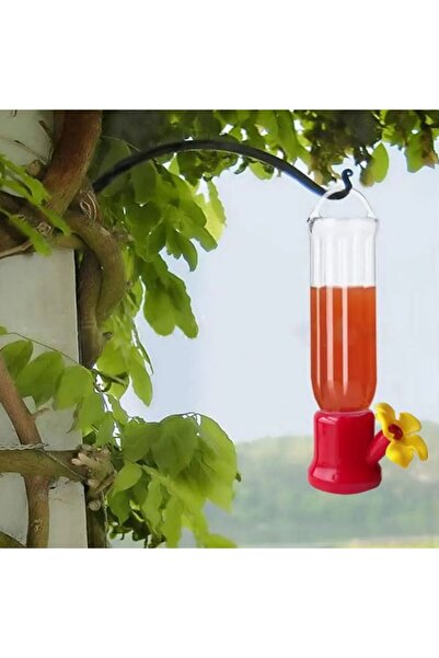 Choice1 1Pc Portable Bird Water Feeders With Hanging Wires Transparent Plastic Leak-proof Hummingbird Fee...