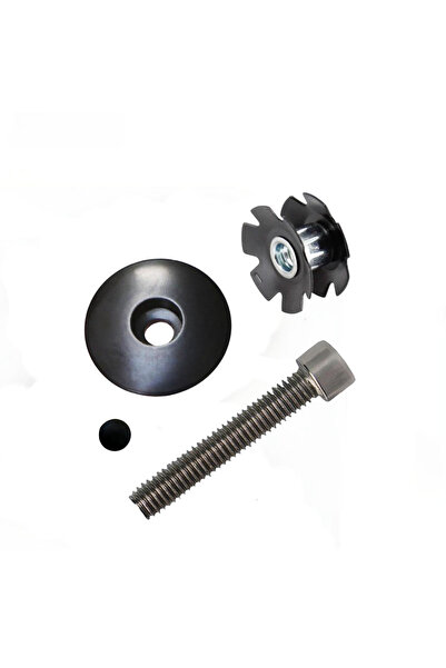 Choice غطاء رأس سماعة رأس الدراجة R ZHIQU باللون الأسود مع برغي وصمولة نجمة س...