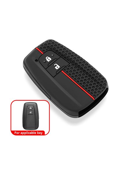 Choice 2 Buttons Silicone Car Remote Key Case Cover For Toyota Chr Camry Prius Land Cruiser Prado Furniture