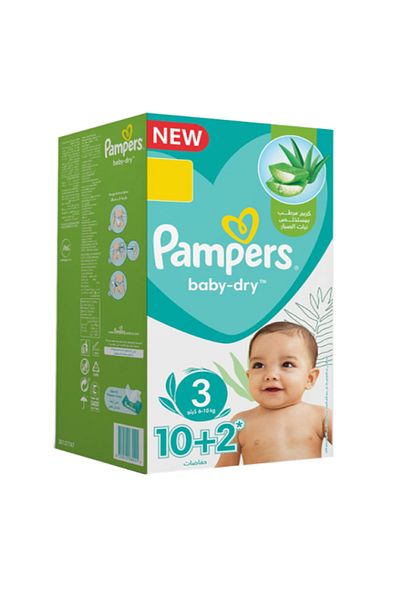 Pampers size 3 (6-10 KG) 12PCS