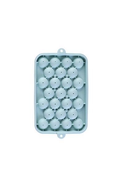 Choice Blue Leeseph Round Ice Cube Trays, Silicone Ice Ball Maker Mold For Freezer, Circle Ice Cube Making