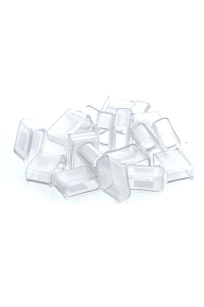 Choice 20pcs Referee Whistle Cover Transparent Whistle Cushioned Mouth Grip Soccer Referee Whistle Prote...